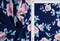 1 Yard Korean ITY Floral Print Knit Fabric 58/60″ Wide Polyester Spandex Blend Idead For Apparel
